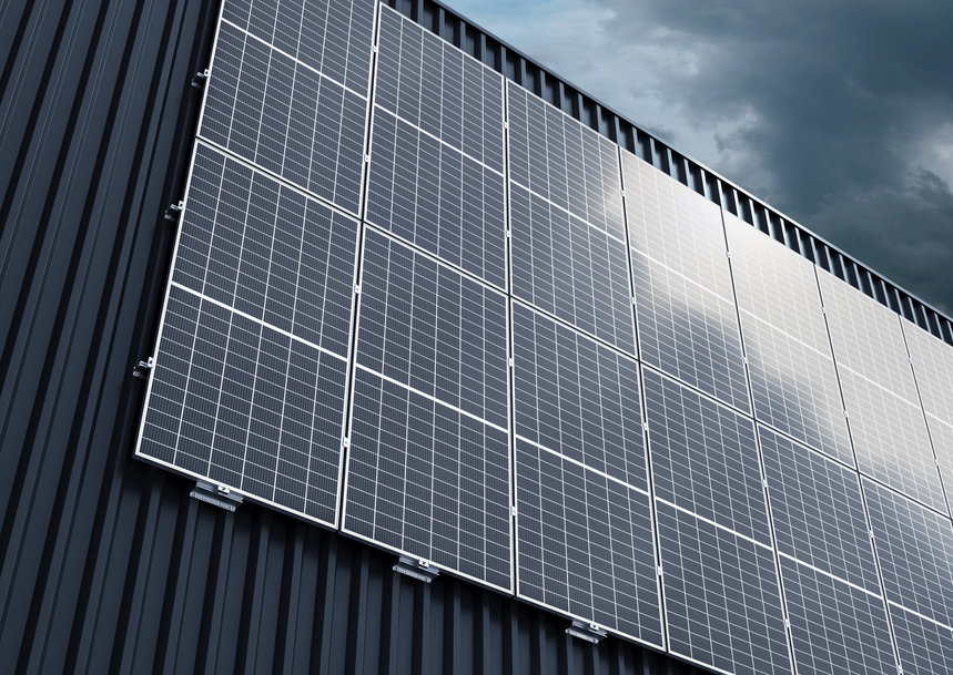 AEROCOMPACT presenta el sistema de montaje COMPACTWALL para fachadas fotovoltaicas
